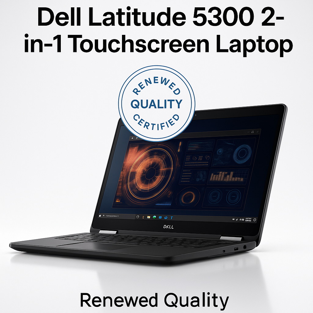 Dell Latitude 5300 2-in-1 | 13.3β FHD Touchscreen | i5 16GB 256GB SSD | Renewed