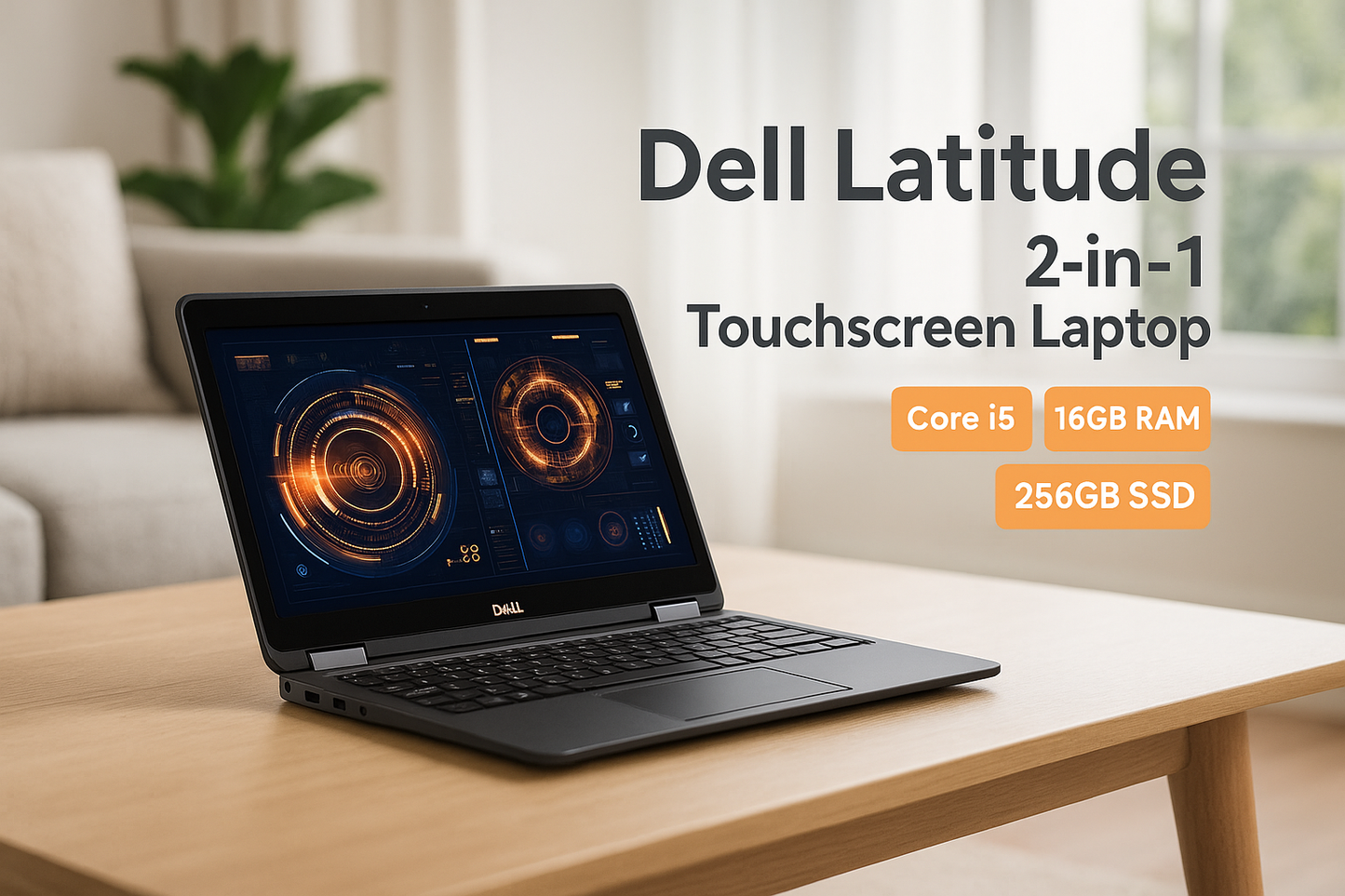 Dell Latitude 5300 2-in-1 | 13.3β FHD Touchscreen | i5 16GB 256GB SSD | Renewed