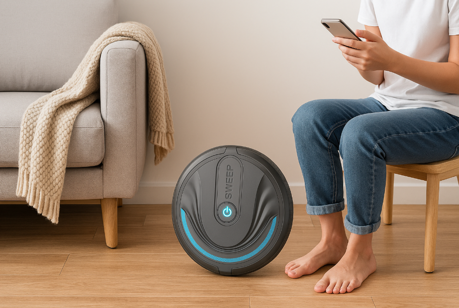 Robot Vacuum Cleaner for Home | Quiet, Rechargeable & Efficient