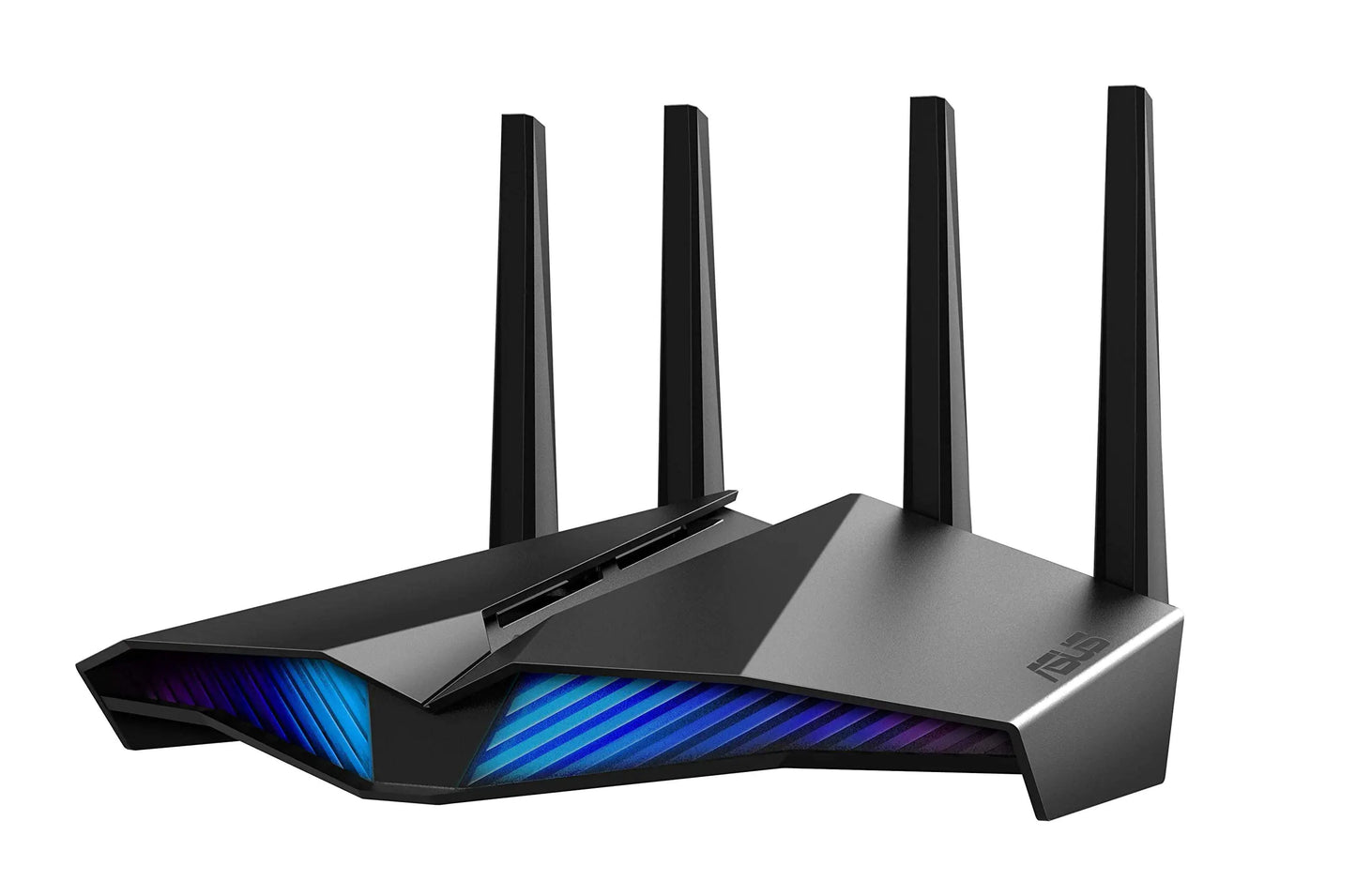 ASUS RT-AX82U AX5400 Dual-Band WiFi 6 Gaming Router Game Acceleration Mesh Support Dedicated Port Mobile Boost MU-MIMO Aura RGB (Renewed)