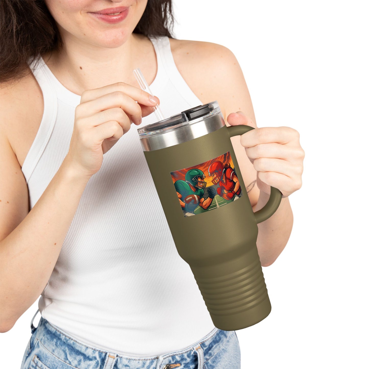 Mantén tu bebida perfecta todo el día. Ideal para café, viajes y aventuras. Personalizable 💼🎁