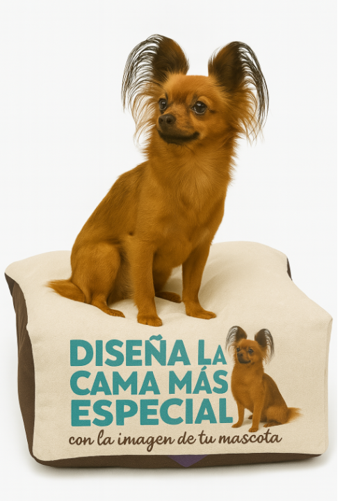 "Diseña la cama más especial con la imagen de tu mascota – Confort, estilo y amor para emprender con impacto"