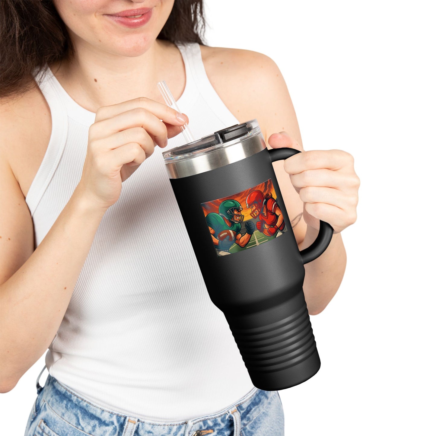 Mantén tu bebida perfecta todo el día. Ideal para café, viajes y aventuras. Personalizable 💼🎁