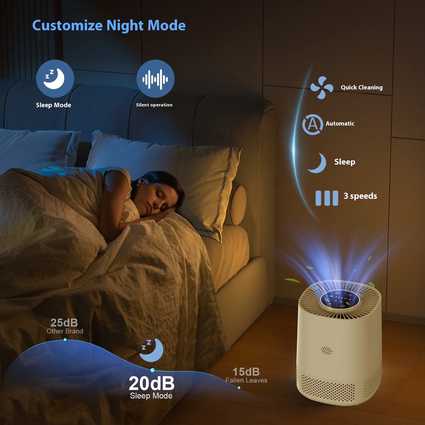 ✨ Breathe Better – Smart WiFi Air Purifier for Home &amp; Office